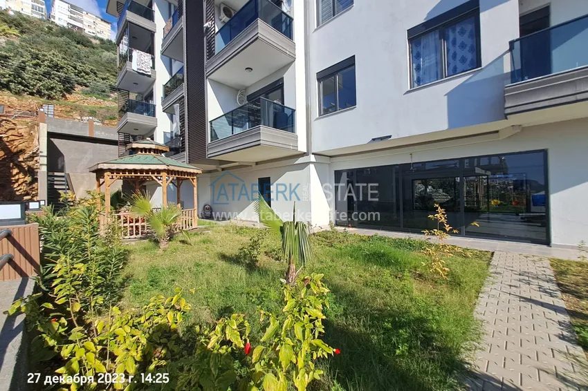 Apartment 1+1 furnished with views of the sea and the historical fortress - the center of Alanya 8 