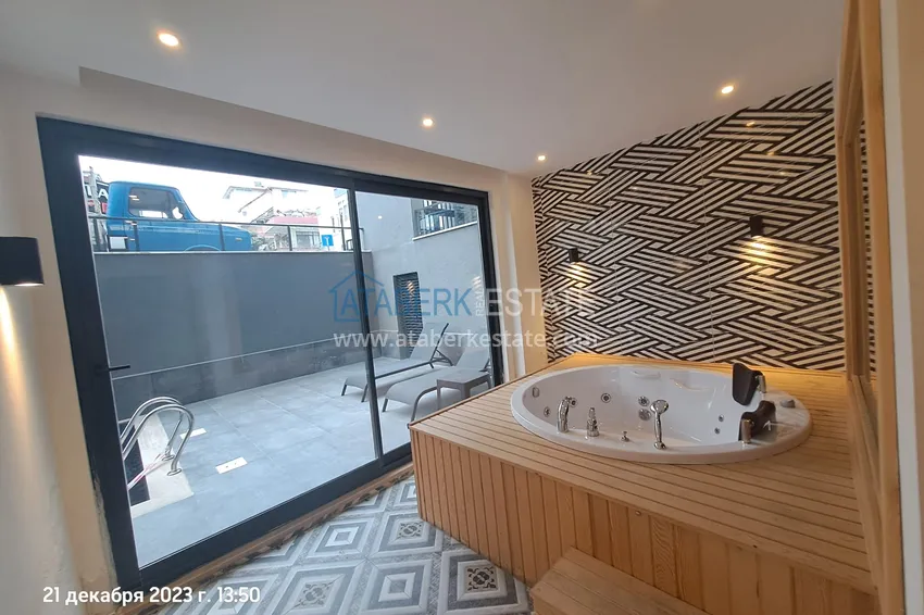 Duplex apartment in the center of Alanya, 200 meters from Cleopatra beach 5 