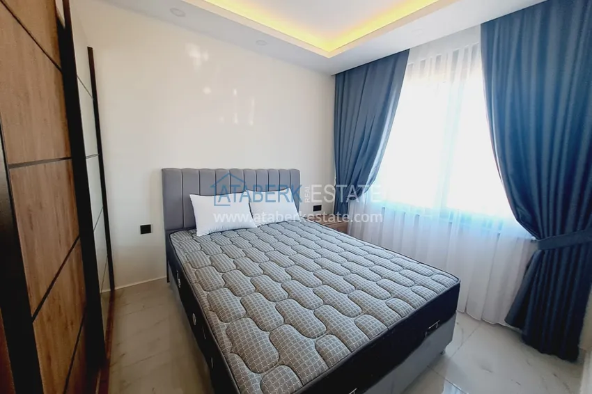 Purchase  Apartment 1+1 furnished with views of the sea and the historical fortress - the center of Alanya 5 