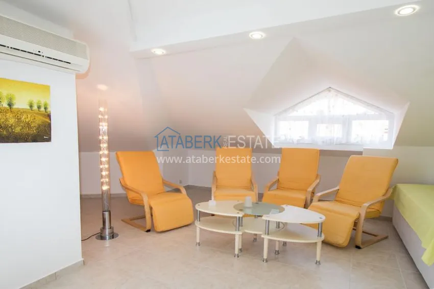 Purchase  Real estate for residence permit. Duplex 3+2 with furniture, just 300 meters from the sea, Oba area - Alanya 6 