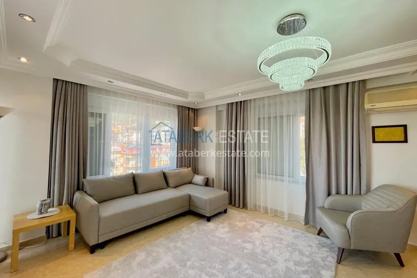 Purchase  Apartment in the center of Alanya - 2 bedrooms, furniture, open views of the sea and mountains 7 