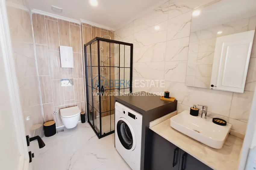 Purchase  Apartment 1+1 furnished with views of the sea and the historical fortress - the center of Alanya 7 