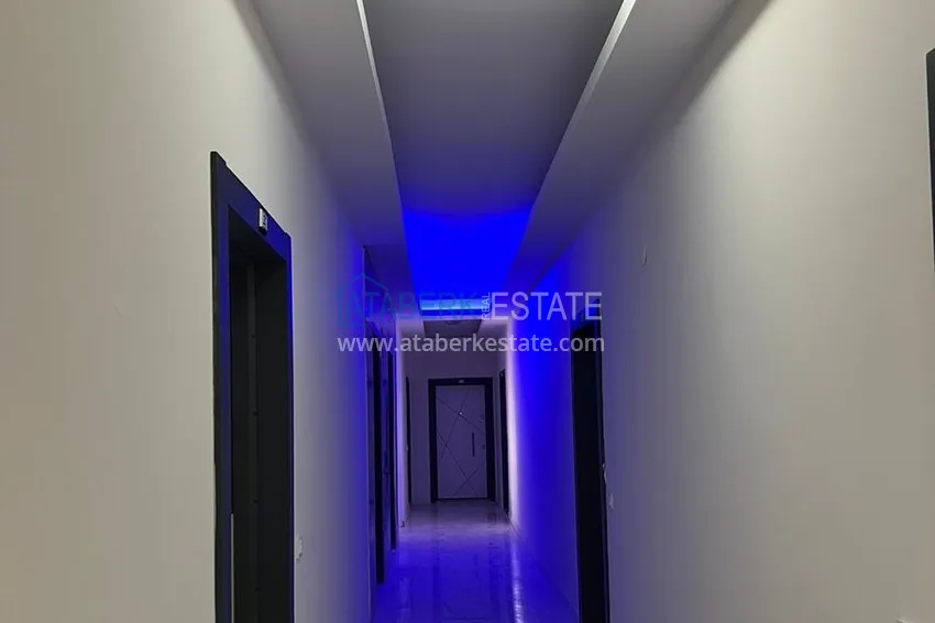 2+1 reverse duplex with sea and mountain views in an ultra-luxury complex with a private beach, Kestel district — Alanya 13