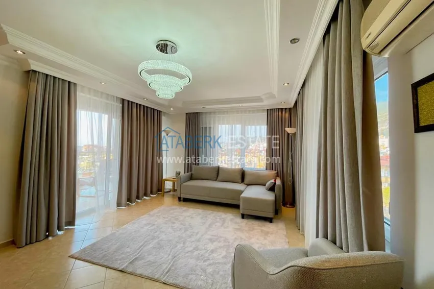 Purchase  Apartment in the center of Alanya - 2 bedrooms, furniture, open views of the sea and mountains 9 