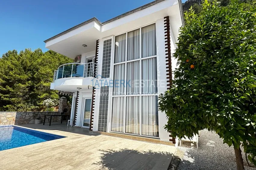 Real estate for residence permit. Villa in Alanya with furniture and stunning views 8 