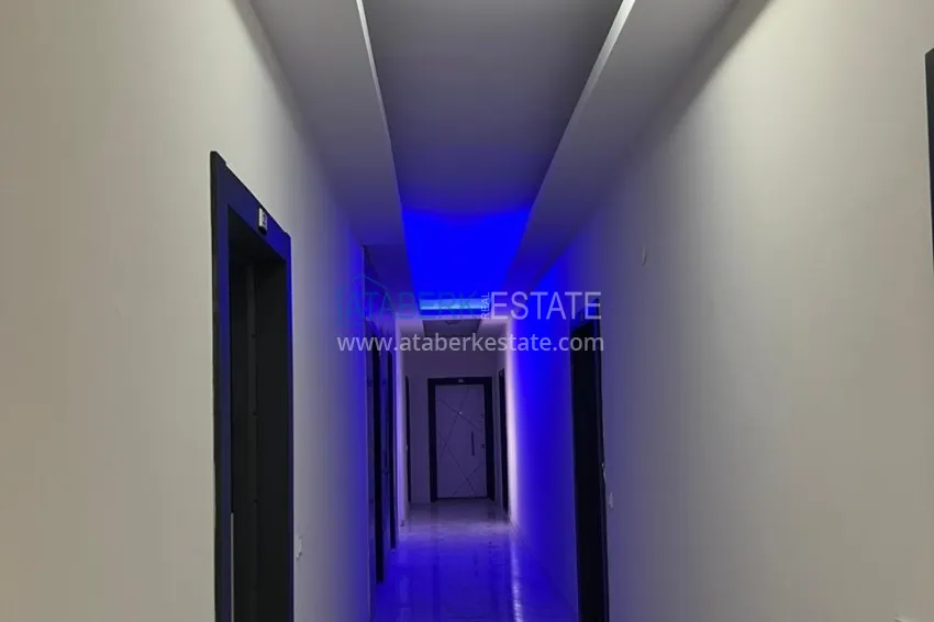 Combined furnished apartment with 3 bedrooms — Alanya, Kestel district 13 