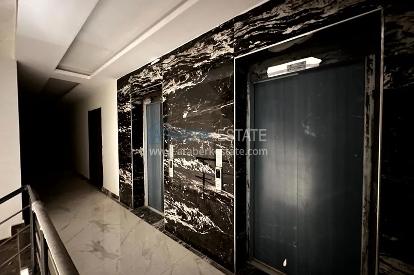 Apartment 1+1 furnished with views of the sea and the historical fortress - the center of Alanya 11 