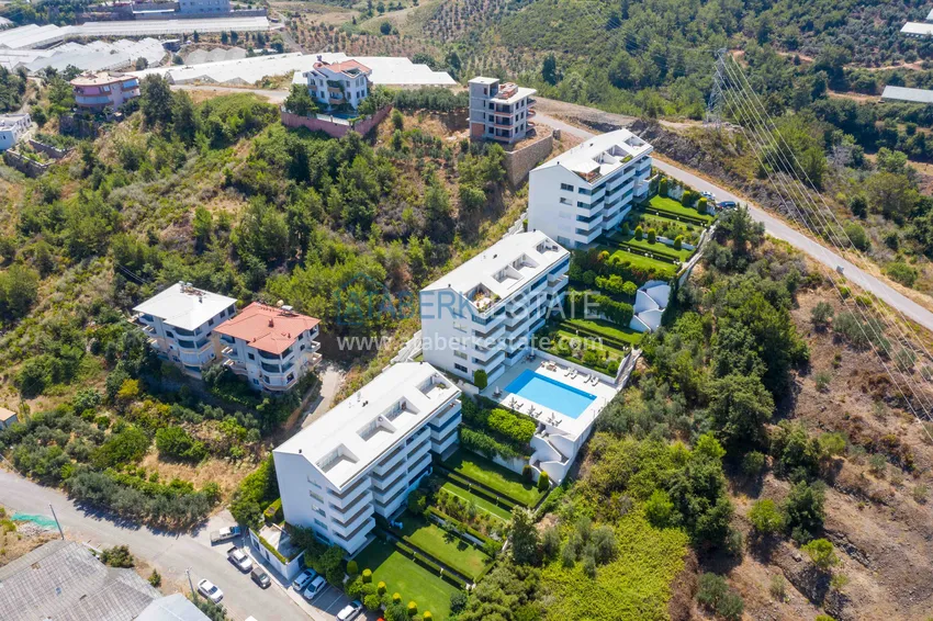 Apartment 2+1 furnished with sea and mountain views, Konakli area - Alanya 9 