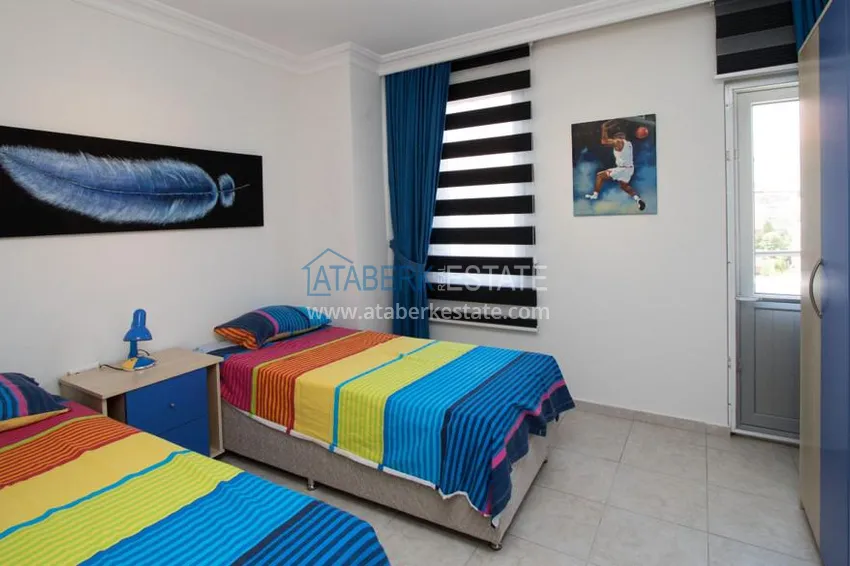 Purchase  Real estate for residence permit. Duplex 3+2 with furniture, just 300 meters from the sea, Oba area - Alanya 9 