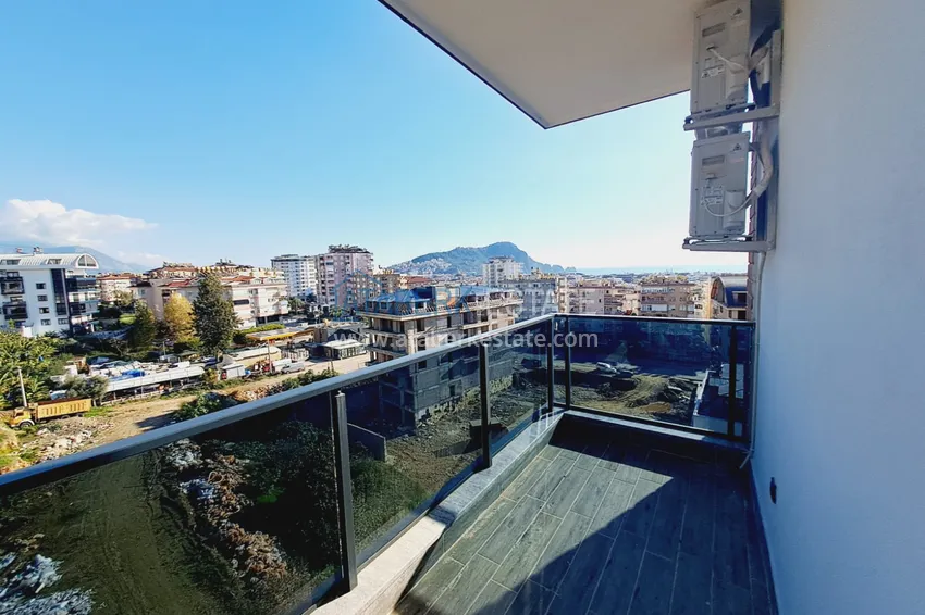 Purchase  Apartment 1+1 furnished with views of the sea and the historical fortress - the center of Alanya 9 