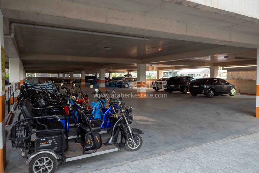 Duplex 2+1 with furniture and glazed balcony, Avsallar area - Alanya 27 