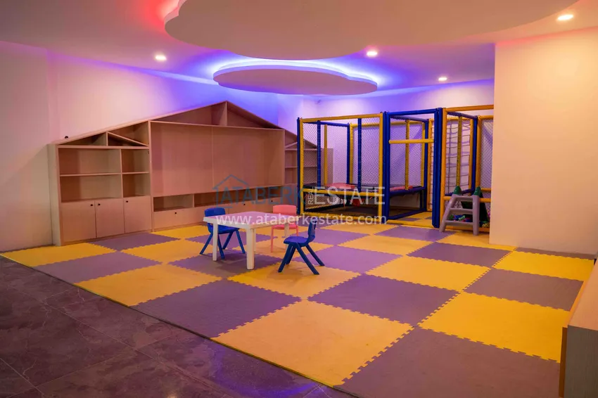 Duplex 2+1 with furniture and glazed balcony, Avsallar area - Alanya 32 