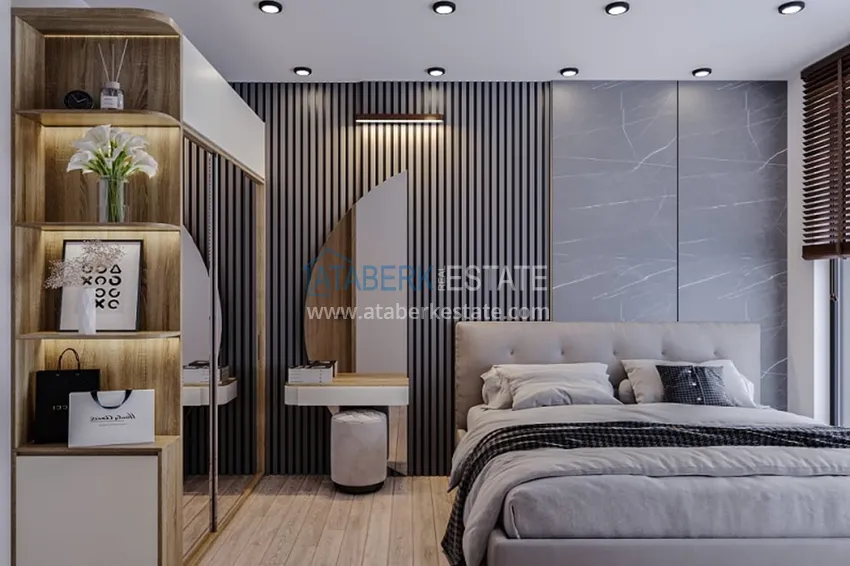 Purchase  1+1 apartments in an under construction residential complex in the beautiful neighborhood of Ayash - Mersin 8 