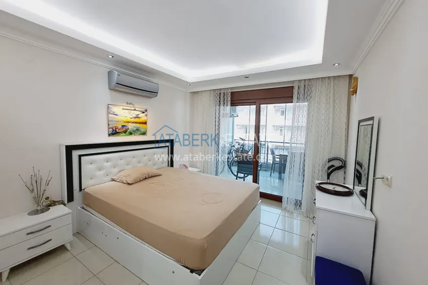 Purchase  One bedroom apartment with furniture and a glazed balcony in Oba, Alanya 12 