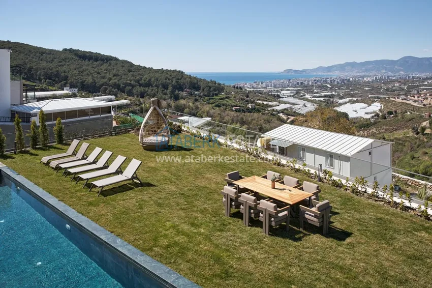 Luxury villa complex with panoramic views in Kargicak, Alanya 13 