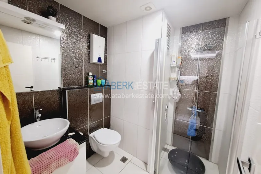 Purchase  One bedroom apartment with furniture and a glazed balcony in Oba, Alanya 14 