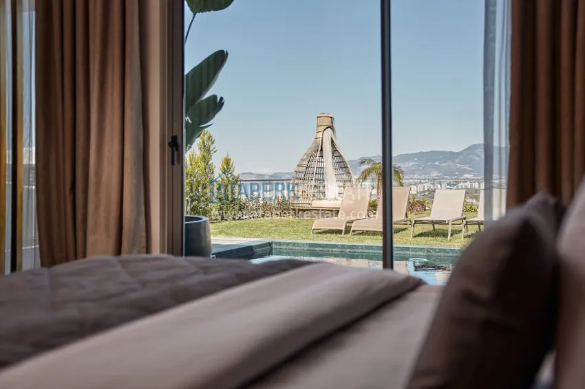 Purchase Luxury villa complex with panoramic views in Kargicak, Alanya 30 