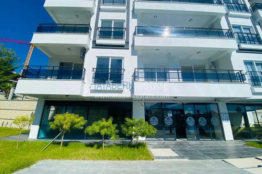 1+1 furnished apartment in a new residential complex, Avsallar district — Alanya. Suitable for short term rentals  19 