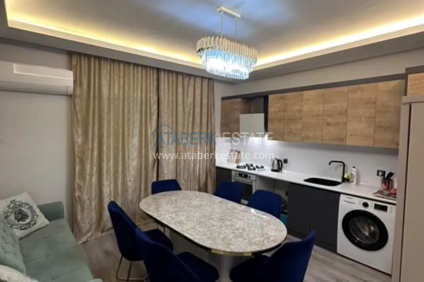 Purchase  Furnished apartment with sea views in the European part of Alanya - Oba district 1 