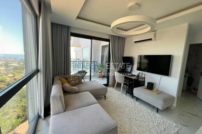 Purchase Furnished apartment in Mahmutlar from the owner with sea and mountain views 1 