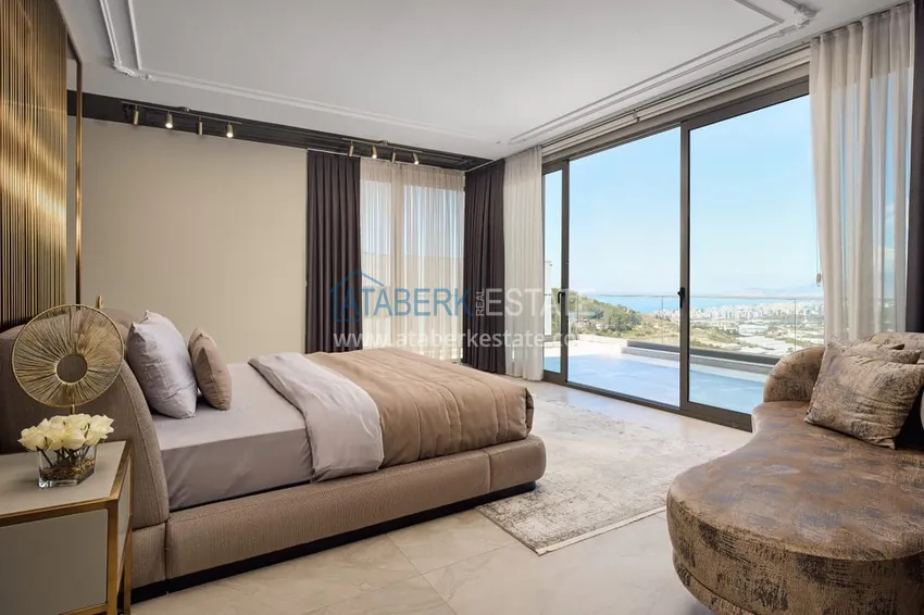 Purchase Luxury villa complex with panoramic views in Kargicak, Alanya 34 