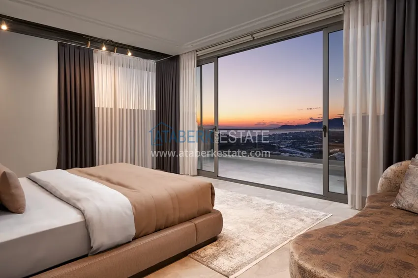 Purchase Luxury villa complex with panoramic views in Kargicak, Alanya 35 