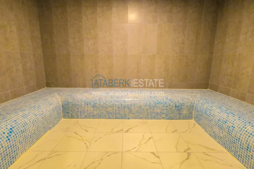 Three-room apartment with access to the garden in Oba, Alanya 29 