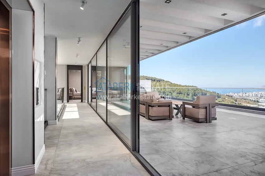 Purchase Luxury villa complex with panoramic views in Kargicak, Alanya 36 