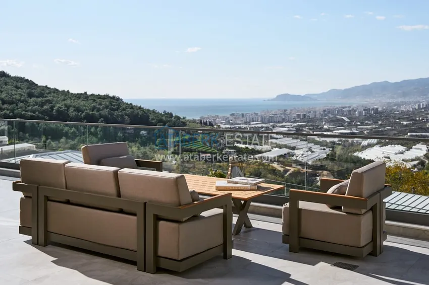 Purchase Luxury villa complex with panoramic views in Kargicak, Alanya 37 