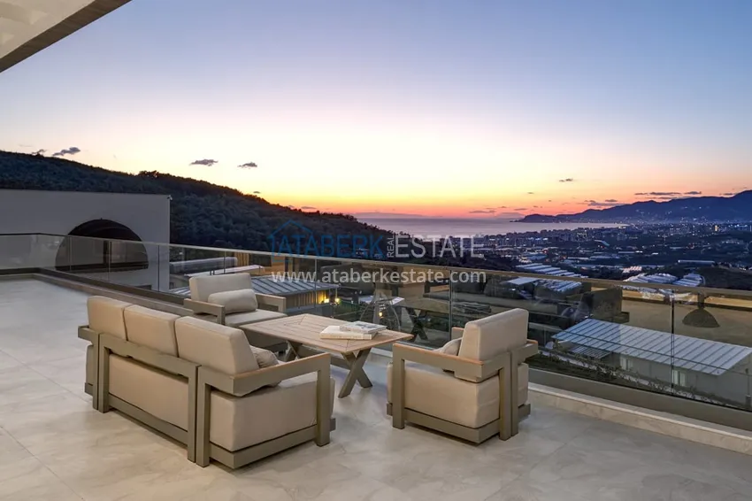 Purchase Luxury villa complex with panoramic views in Kargicak, Alanya 40 