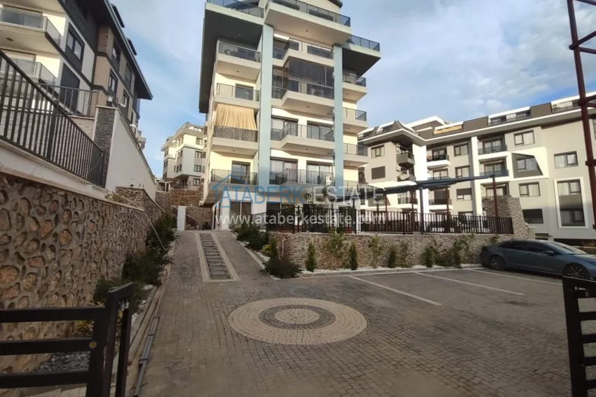 Furnished apartment with sea views in the European part of Alanya - Oba district 1 