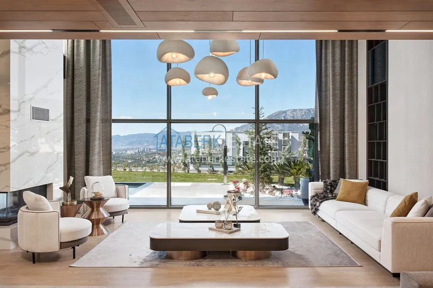 Purchase Luxury villa complex with panoramic views in Kargicak, Alanya 3 