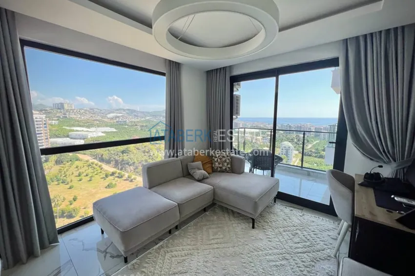 Purchase Furnished apartment in Mahmutlar from the owner with sea and mountain views 3 