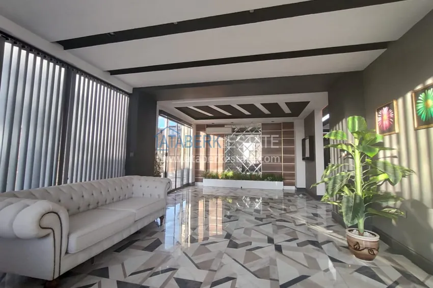 Furnished apartment with sea views in the European part of Alanya - Oba district 4 