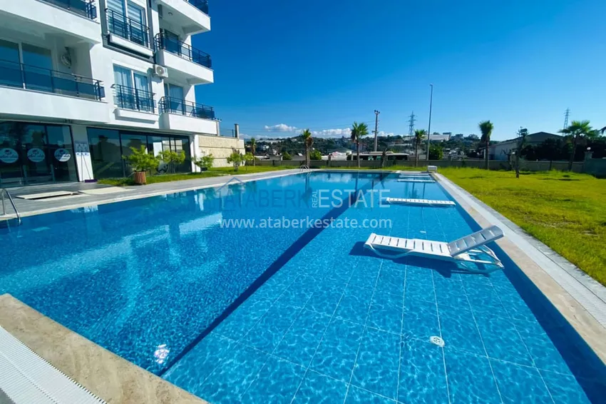 1+1 furnished apartment in a new residential complex, Avsallar district — Alanya. Suitable for short term rentals  4 