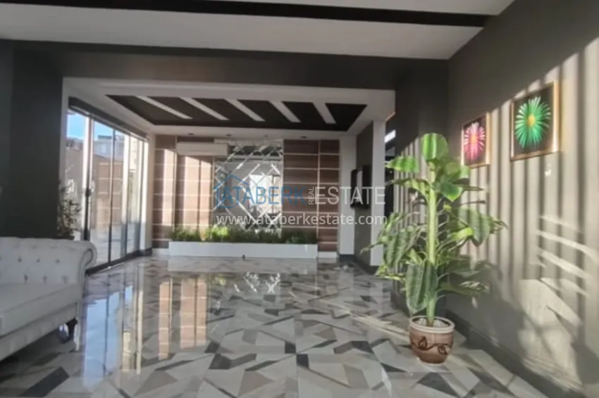 Furnished apartment with sea views in the European part of Alanya - Oba district 5 