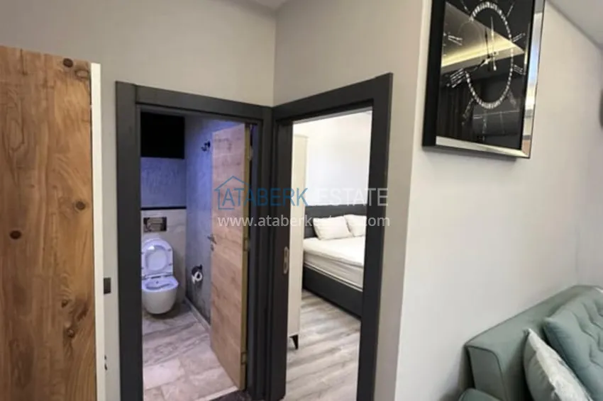 Purchase  Furnished apartment with sea views in the European part of Alanya - Oba district 6 