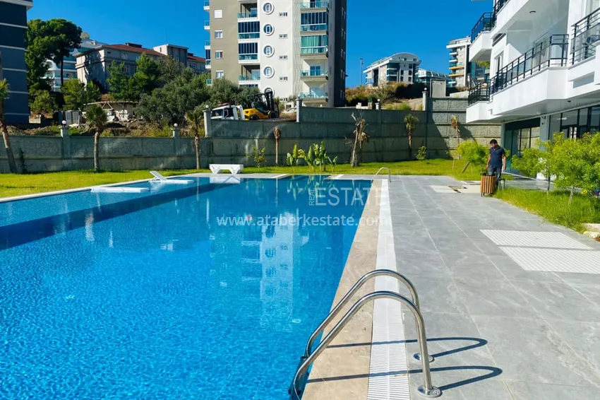 1+1 furnished apartment in a new residential complex, Avsallar district — Alanya. Suitable for short term rentals  6 