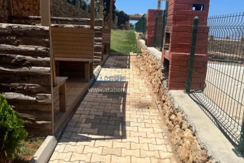 Three-room apartment with access to the garden in Oba, Alanya 10 