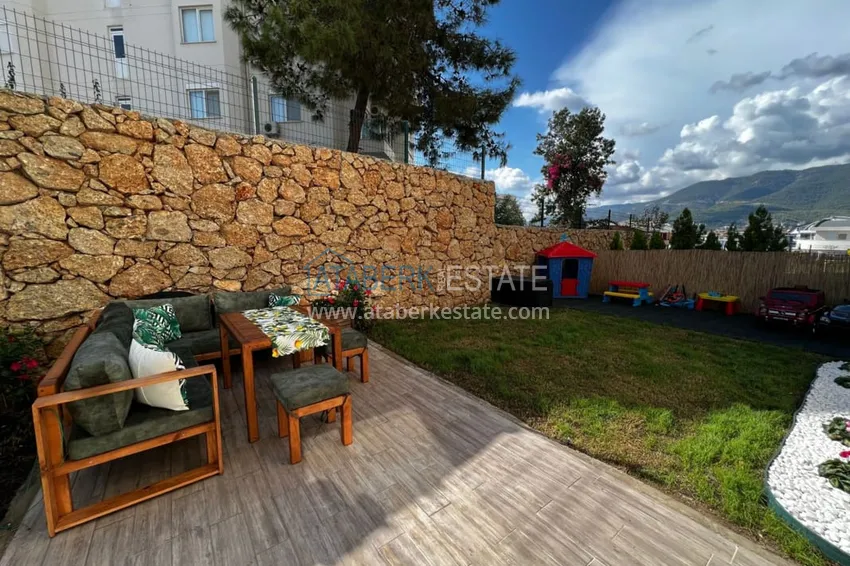 Three-room apartment with access to the garden in Oba, Alanya 12 