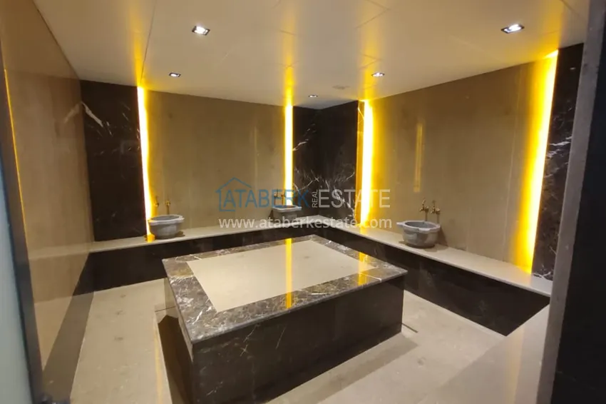 Furnished apartment with sea views in the European part of Alanya - Oba district 7 