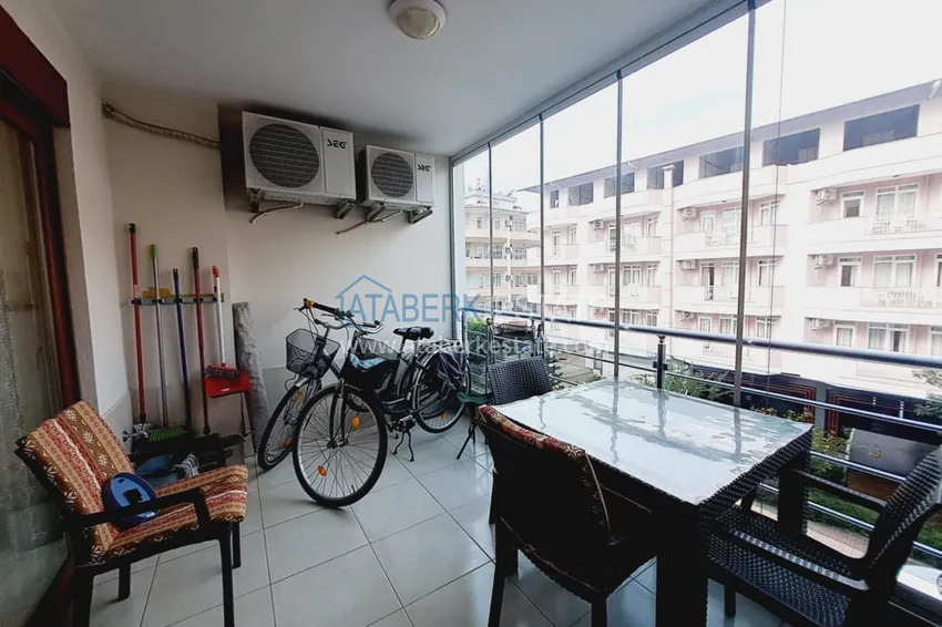 Purchase  One bedroom apartment with furniture and a glazed balcony in Oba, Alanya 9 