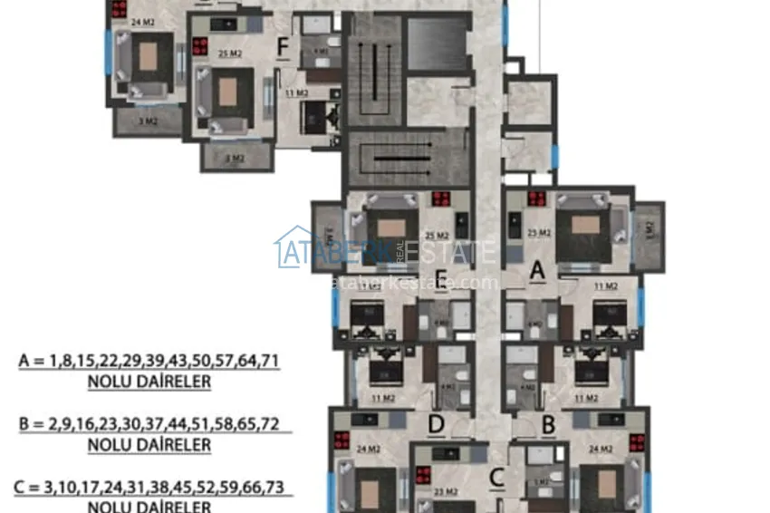 Buy cheap Apartments from a developer in Alanya, Mahmutlar district — a comfort-class complex 1