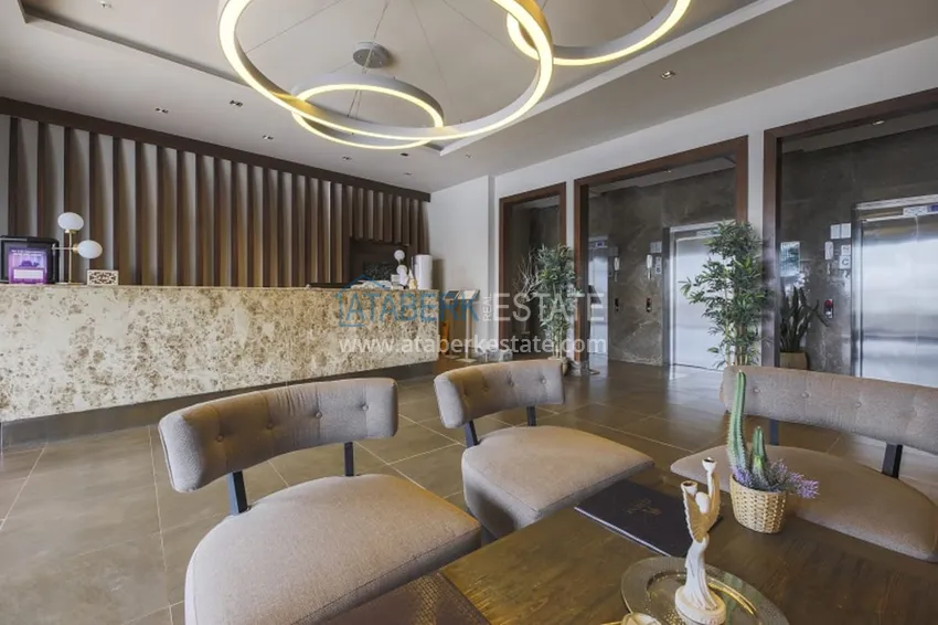 Apartments in a stylish residential complex of comfort class with sea and mountain views in the Ayash-Mersin area 13 