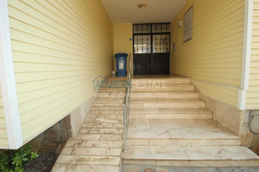 Two-bedroom apartment for a residence permit, furnished in a cozy complex - Oba district, Alanya 11 