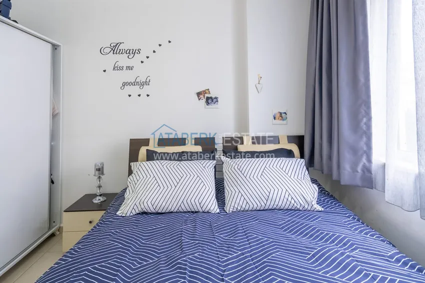 Purchase  Two-bedroom apartment for a residence permit, furnished in a cozy complex - Oba district, Alanya 10 