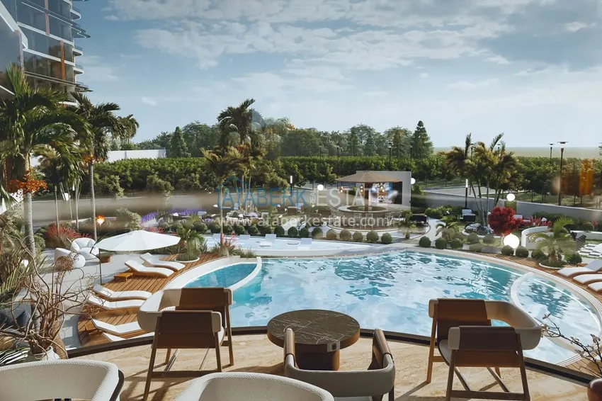 New buildings in Alanya! Finished apartment in Oba 16 