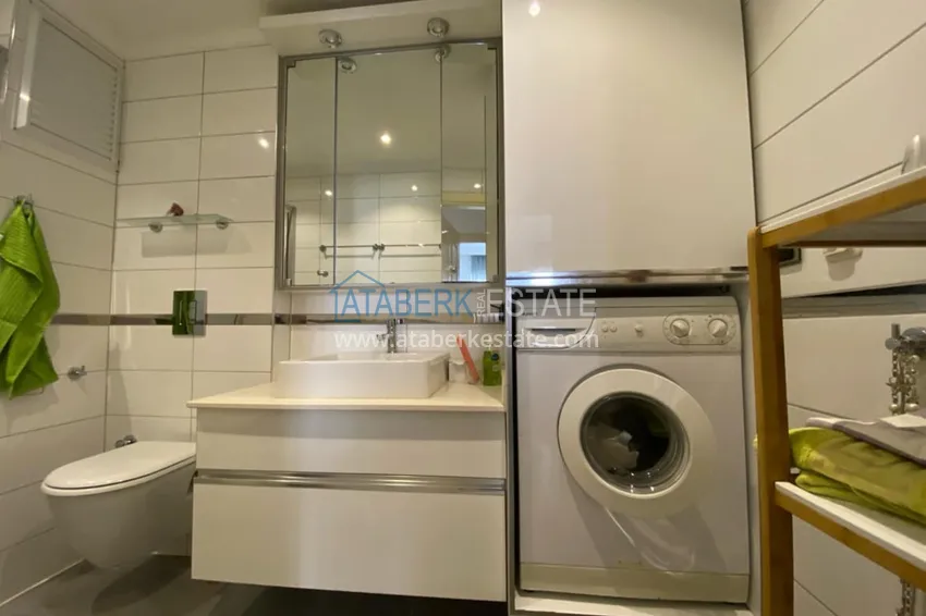 Purchase  Two-bedroom apartment for a residence permit, furnished in a cozy complex - Oba district, Alanya 15 