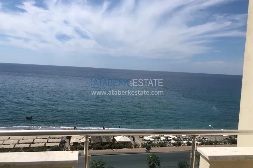 Purchase  Linear apartment 3+1 on the first coastline in Tosmur area. The property is suitable for residence permit  16 