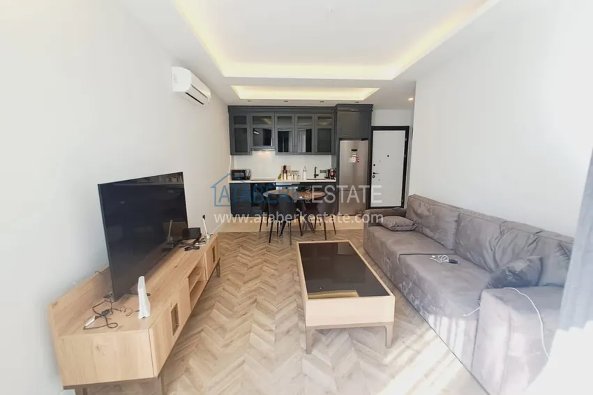Purchase  Compact one-bedroom apartment on the beachfront in the center of Alanya — Keykubat beach 1 